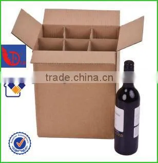Champagne Corrugated Paper Packaging Box