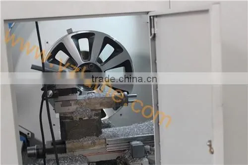 cnc lathe machine for wheels and wheel lathe machine WRC30