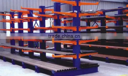 pipe storage rack / side cantilever rack / indoor firewood storage racks