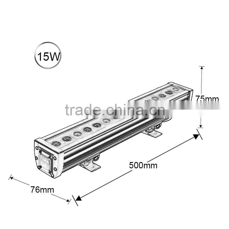 NEWS!!2015 new design 36w Outdoor RGB LED Wall Washer light hot sale