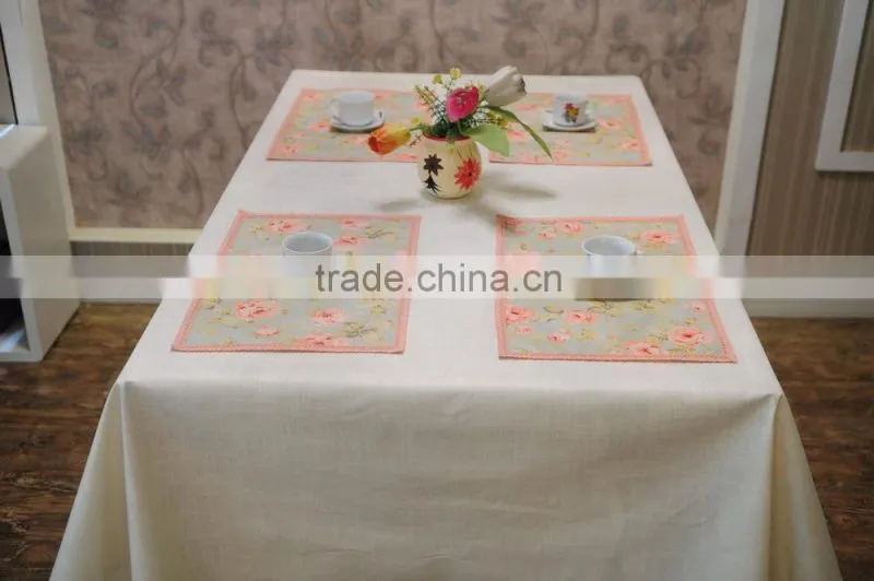 Rose High Quality Reach Standard Hot Selling Woven Place Mats/dish Mat/table Runnerwith Many Designs