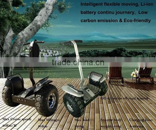 48V two wheeled self balancing electric personal transport vehicle