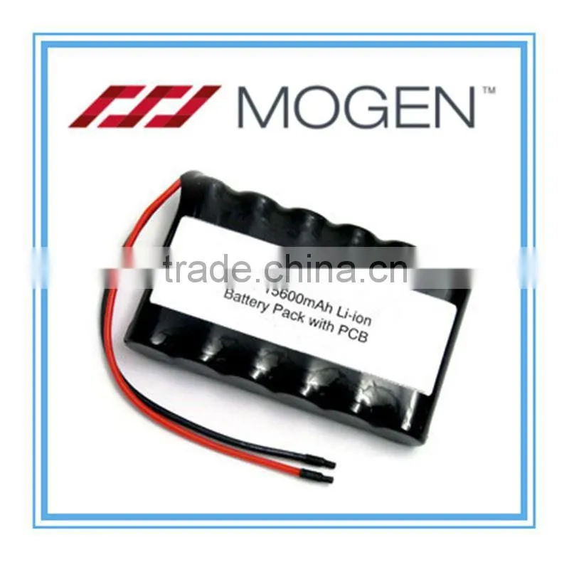 Battery Pack,Lithium Ion Battery,Li-ion 3.7V 15600mAh Side-by-Side Battery Module With PCB