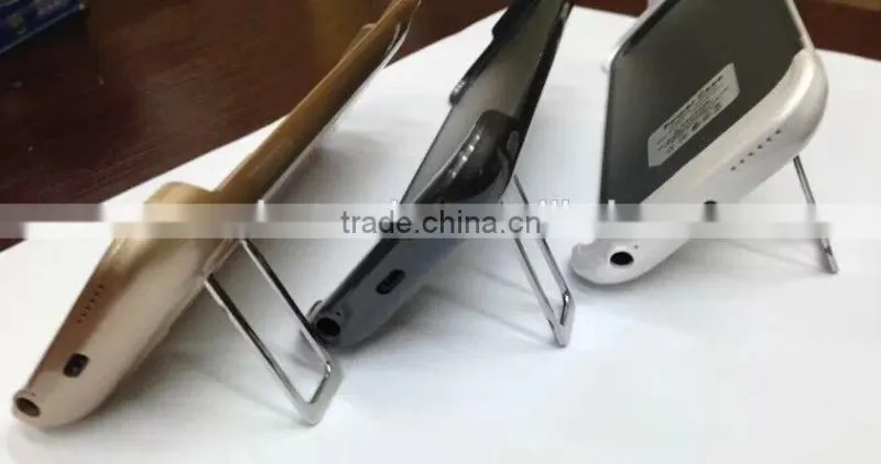 External battery case with LED screen display, 2015 innovative battery pack for i phone 6, factory offer battery cover charger
