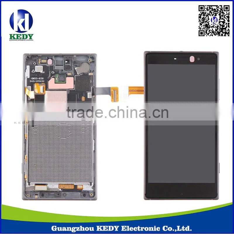 Original LCD Screen with Frame Repair Parts for Nokia Lumia 830 with Digitizer Touch Assembly