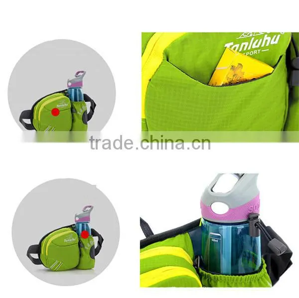 Nylon sports water bottle waist bag