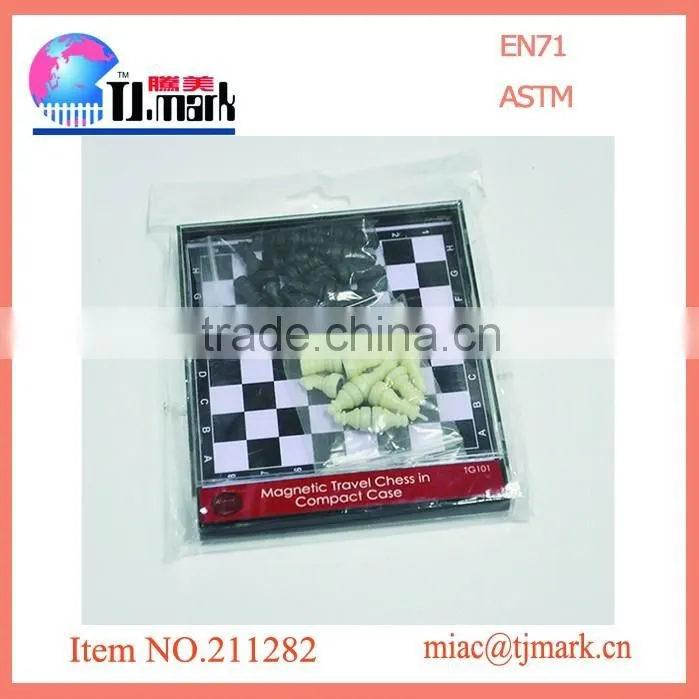 Hot sale kid toy mini magnetic ludo board game, ludo game