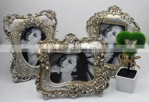 Wall decor polyresin hot sale photo picture frames