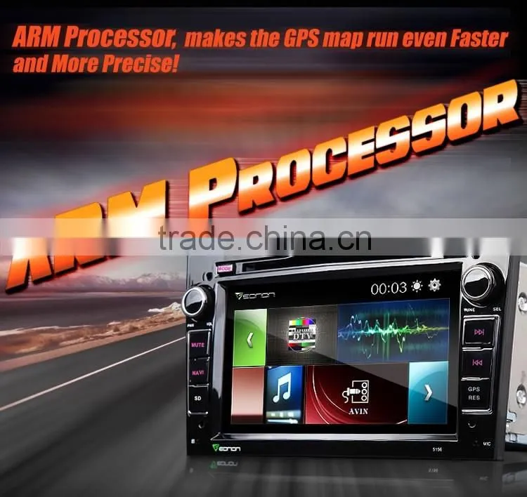 EONON D5156Z Black 7 Inch Digital Touch Screen GPS Car DVD Player For Opel /Vauxhall /Holden
