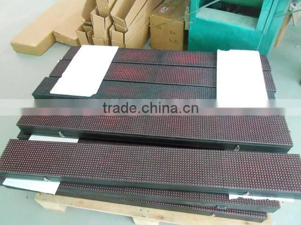 Outdoor LED sign P10 16*128 remote control