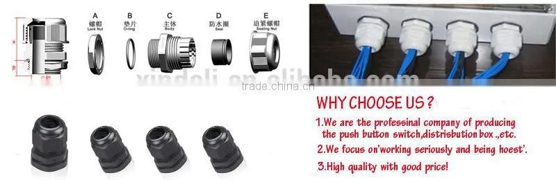 Professional connectors cable gland made in China