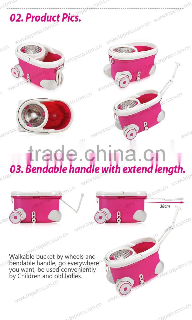 Hot sell 360 easy microfiber spin mop