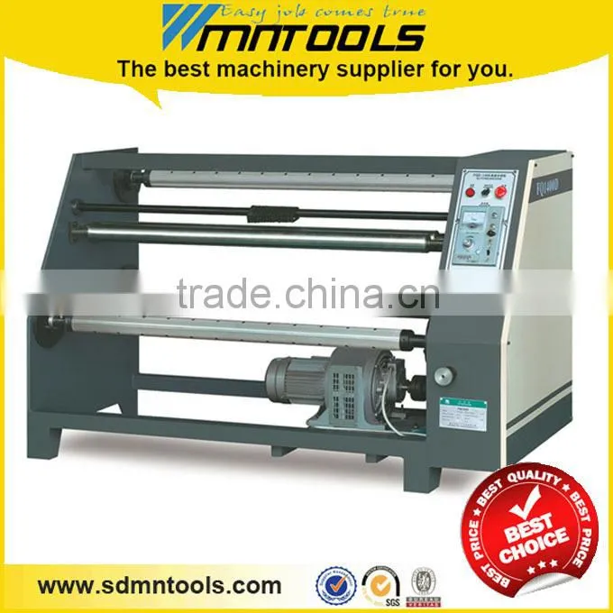 Wood profile wrapping auxiliary machine