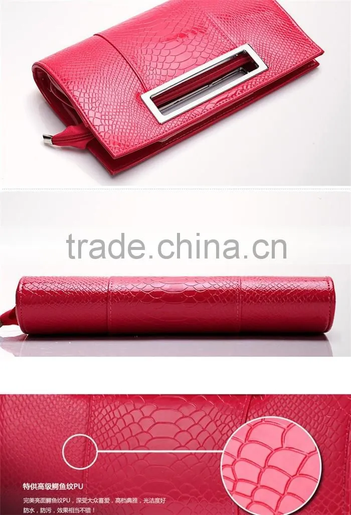 Brand women evening bag lady tote alligator Leather party shoulder bag