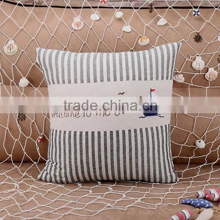 Ocean Series Armrest Pillow For Bed Cushion Cover