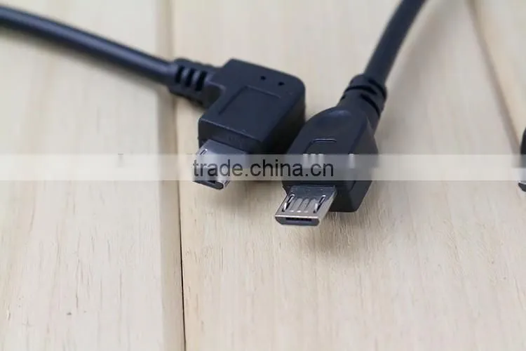 Right Angle Micro USB Host OTG Cable