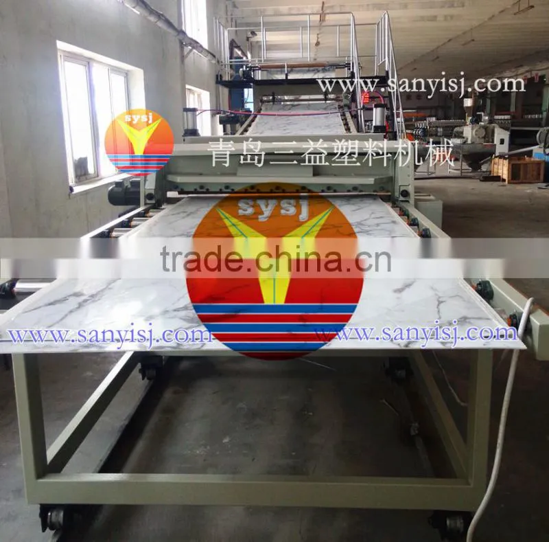 PVC marble sheet line/PVC artifical marble stone sheet machine