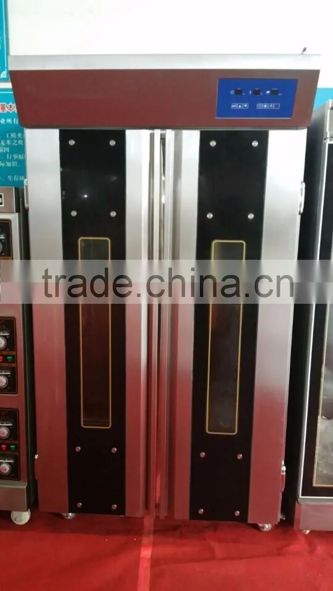 Hot sale 16 trays single door bread dough proofer with steam system