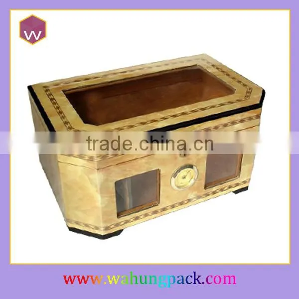 Vintage Cuban Humidor Cigar Boxes & High Quality Wood Cigars Box Lock And Key