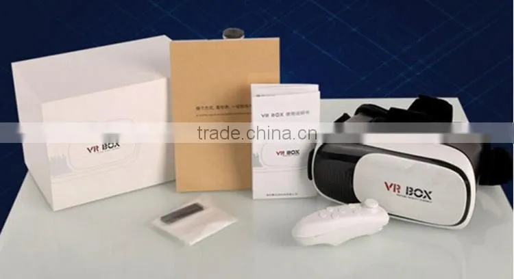 Hot Selling Virtual Reality Glasses Case Plastic Google Cardboard 3D VR BOX 2.0 Adjustable 3D VR