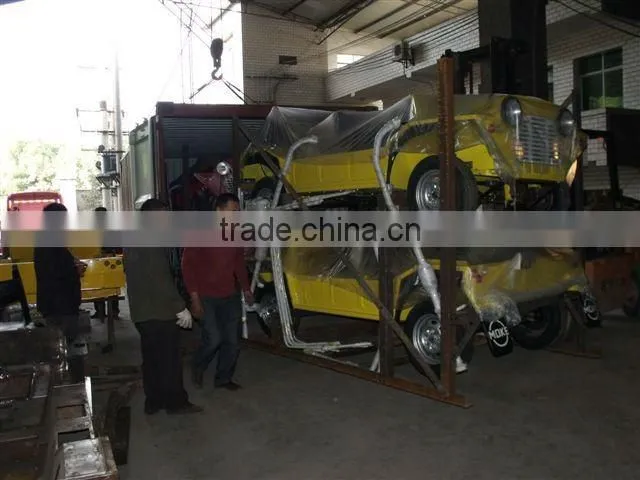 Chinese Made Mini Moke with black canvas around