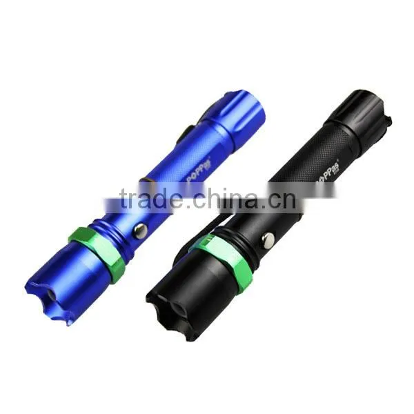 POPPAS-809B Powerful 150LM New Security Torch 1101 USB police flashlight