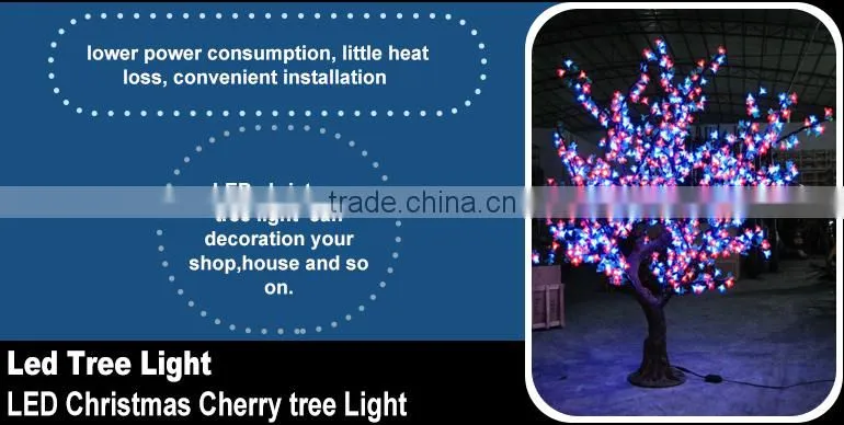 Holiday Outdoor Led Tree Light/led Lighted Cherry Tree/artificial Cherry Tree