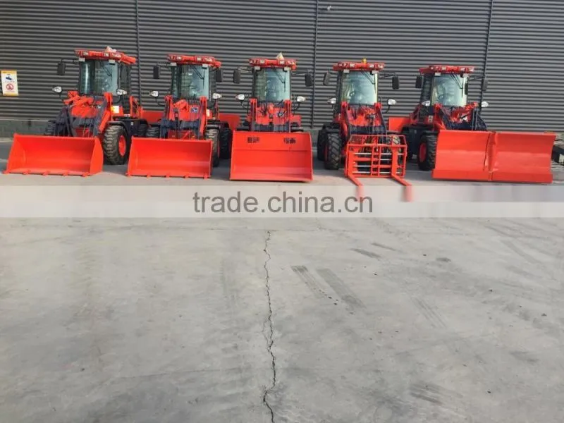 SZM mini loader ZL16 with snow bucket