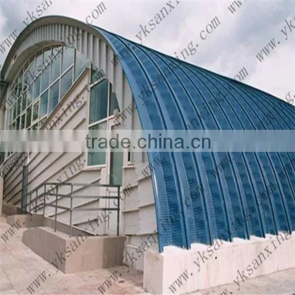 Sanxing Non-Column 42m Span Metal Roof Sheet Forming Machine