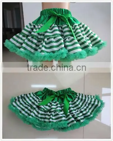 new design wholesale chevron pettiskirt for girls hot sale 2013 lastest new design satin skirt