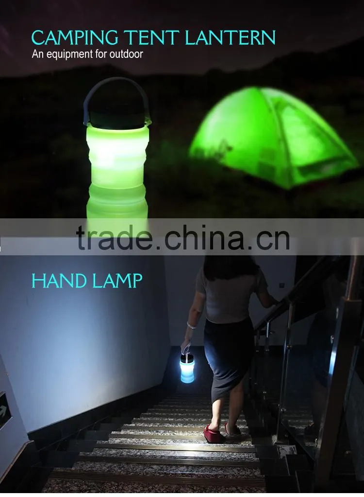 2016 SORBO Inflarable Silicone Solar Lantern/FDA Certifcated Drinking Bottle Lantern/Solar Flexible Flashlight with Emergency