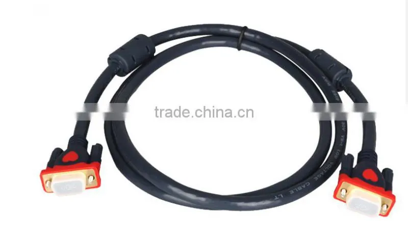 3+9 high quality VGA Cable M-M Shielded Connection Cable 20m