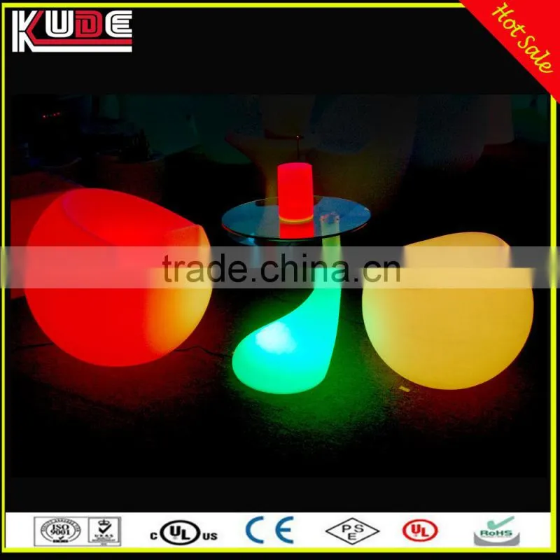 Modern bar furniture party LED apple stool/LED funny bar stool for nightclub