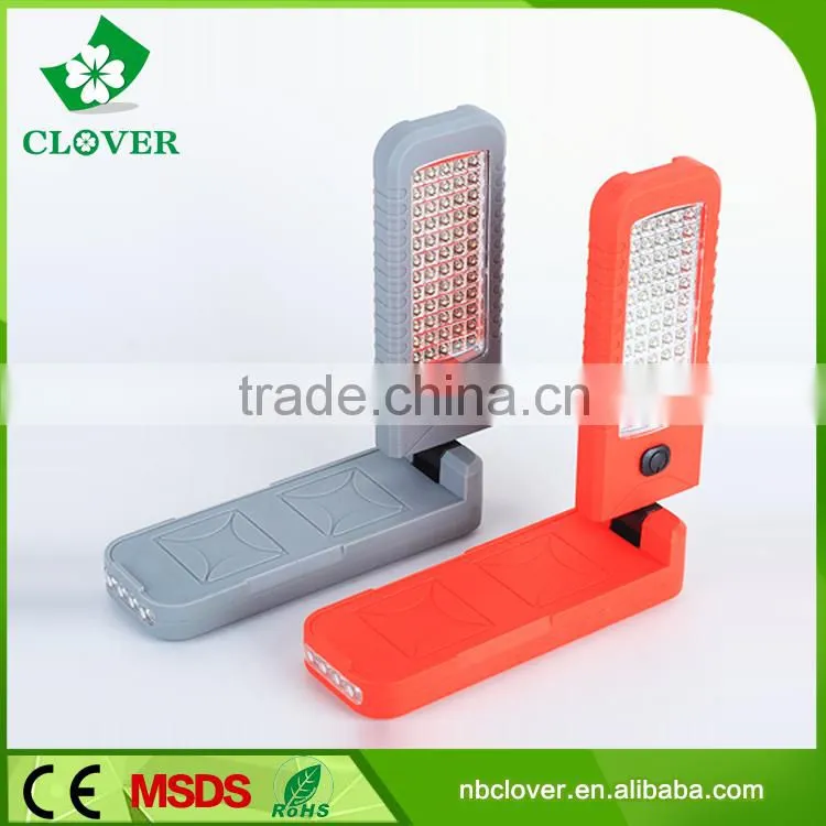 60+4LED 3*AAA battery ABS material portable led work light