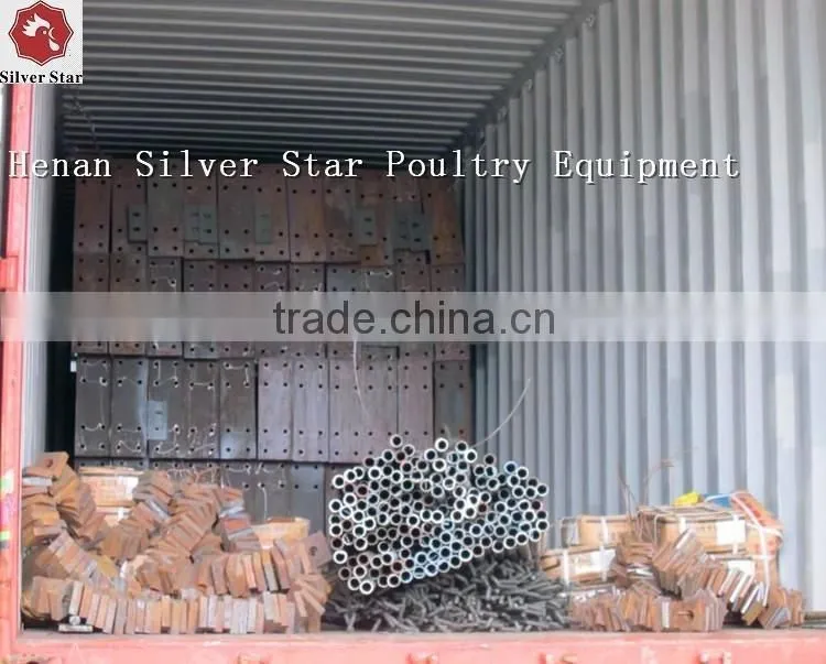 poultry farm use steel structure for battery broiler chicken coop