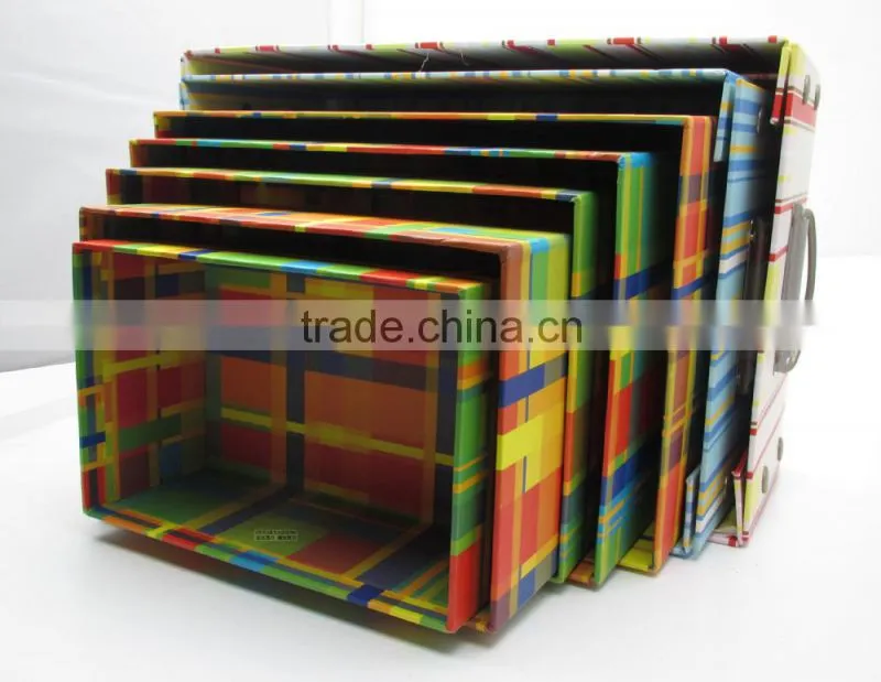 colorful different sizes gift packaging boxes