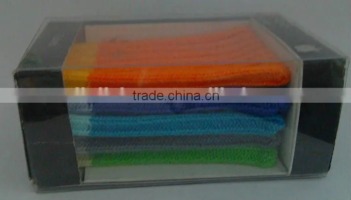 clear drawer pet box with paper card for sports accessories