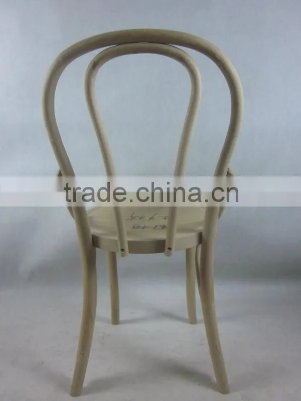 Real wood chair double round-backed armchair Solid wood bending chair Import ju wood chair