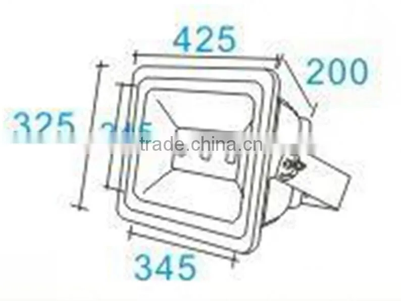 150w led flood light Meanwell power supply Bridgelux chip