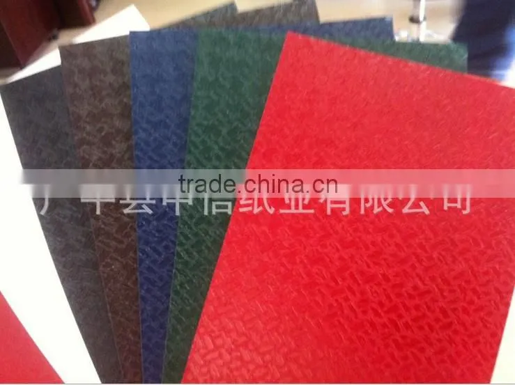 CBRL Leatherette Paper PVC coated Paper