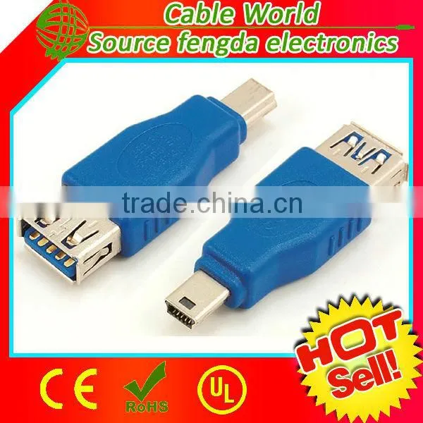 3.0 USB to Mini 5pin adapter male to female adapter/converter