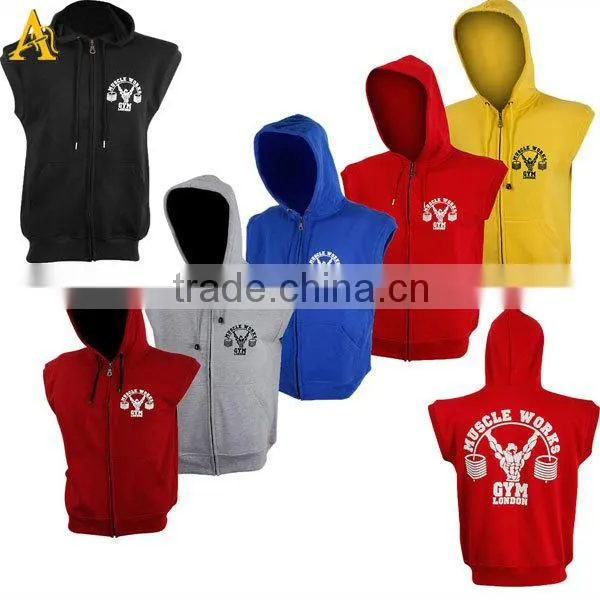 sleeveless pullover hoody