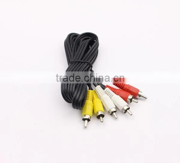 3 RCA Video Audio AV Component Converter Adapter Cable
