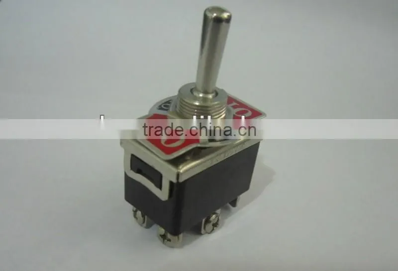 DPDT 250V Toggle Switch / 15A/25A Machine Toggle Switch,wall mount button light switch