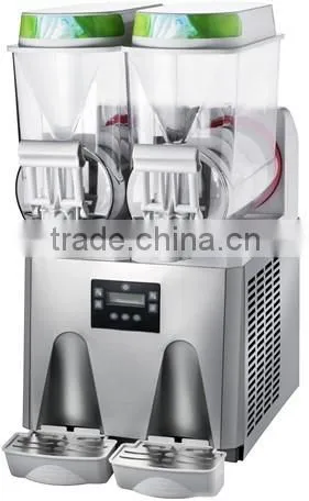 commercial slush machine with handle make in china (XRJ-T2X12L)