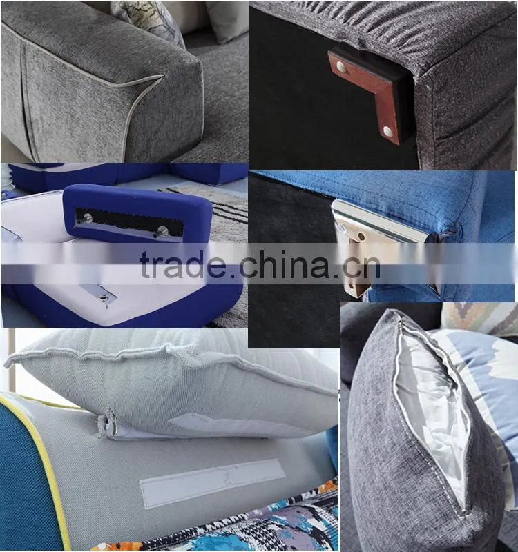 Adjustable Armrest Lounge Sofa Modern Bedroom Furniture