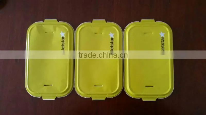 top China thick golden color food container aluminum foil