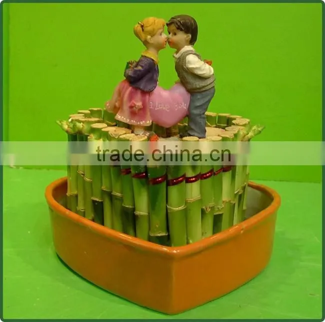 heart shaped love shaped tower lucky bamboo bonsai dracaena sanderiana indoor aquatic feng shui plants nursery garden decoration