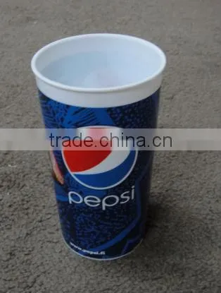 plastic 3d water cup red mug cup 3d promotional for ads