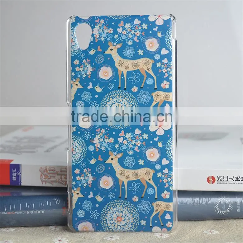 High Quality 3D Color Printing Protective PC /TPU Phone Case for Sony M4
